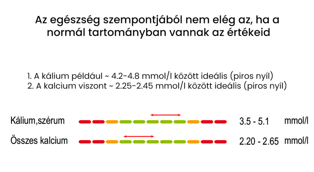 Az egészség szempontjából számít, hogy a laboreredményeid a normál referenciatartományba esnek vagy inkább az optimális állapotot közelítik meg.