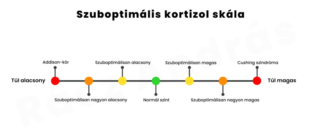 Kortizol szint mérése eredmények szuboptimális skálája